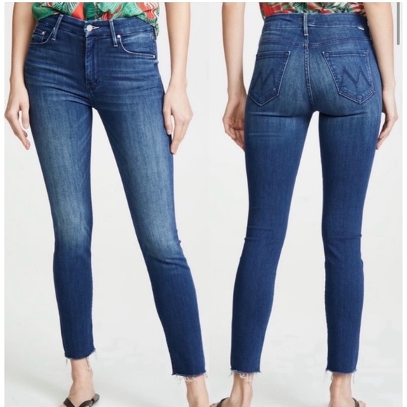 MOTHER THE LOOKER ANKLE FRAY SIZE 25 - Picture 2 of 12